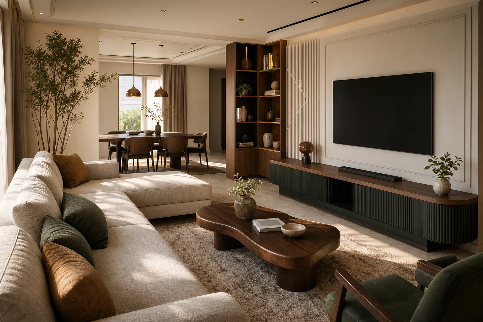 Regal TV Console, illustrative design visual