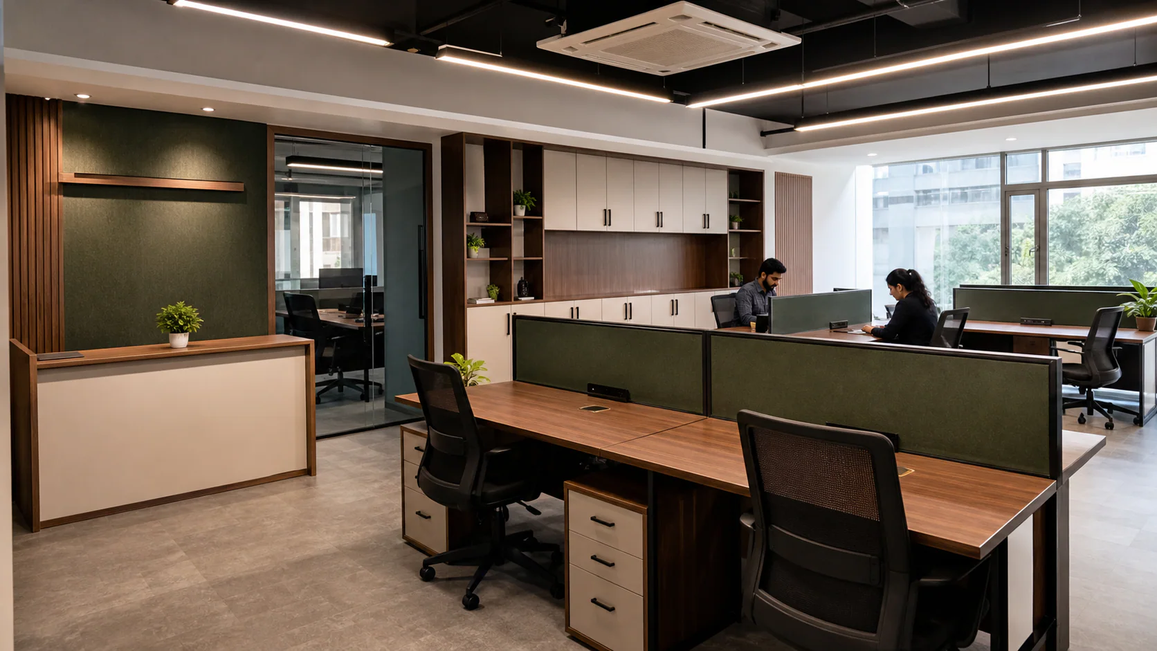 Summit Executive Workstation, illustrative design visual