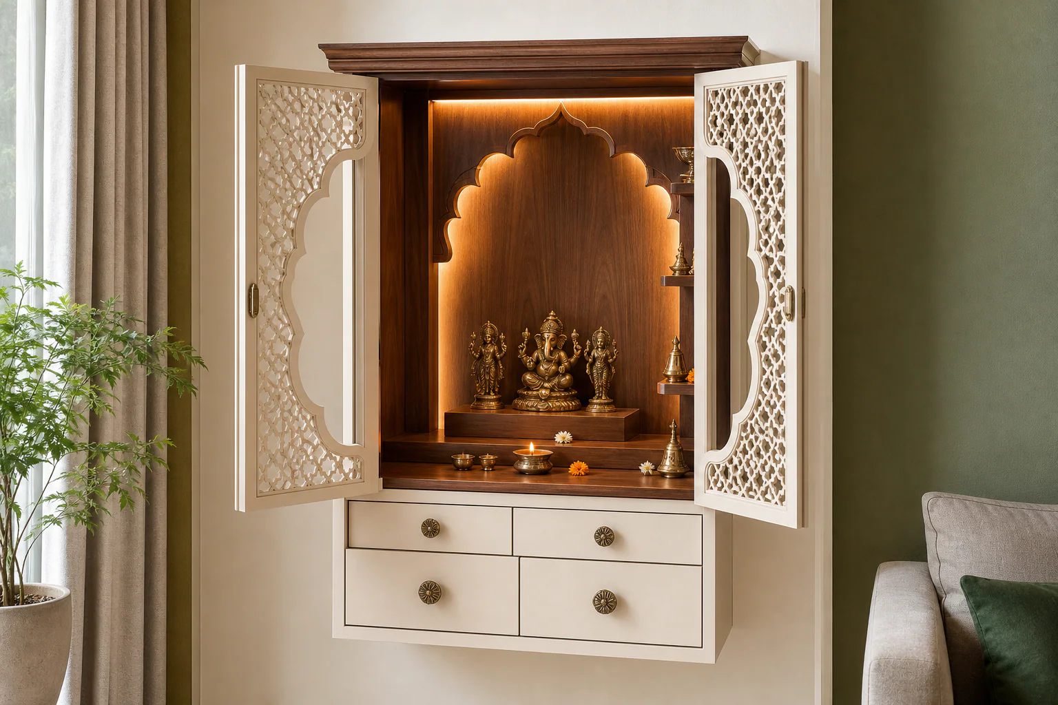 Shree Mandir Unit, illustrative design visual